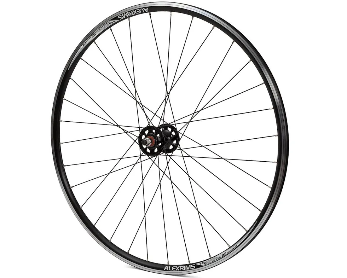 Quality Wheels Wheels & Parts|Track Double Wall Front Wheel (Black) (9 x 100mm) (700c)