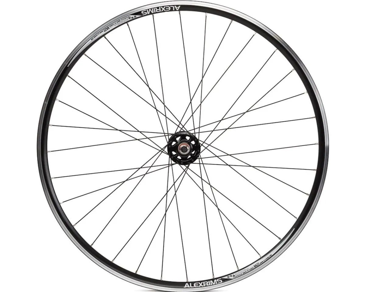 Quality Wheels Wheels & Parts|Track Double Wall Front Wheel (Black) (9 x 100mm) (700c)