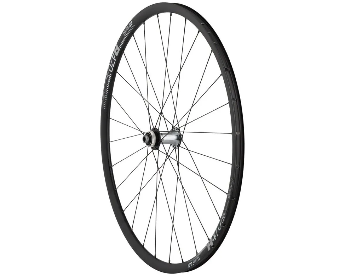 Quality Wheels Wheels & Parts|Ultegra/DT R470DB Front Wheel) (700c) (12 x 100mm) (Centerlock) (Tubeless)