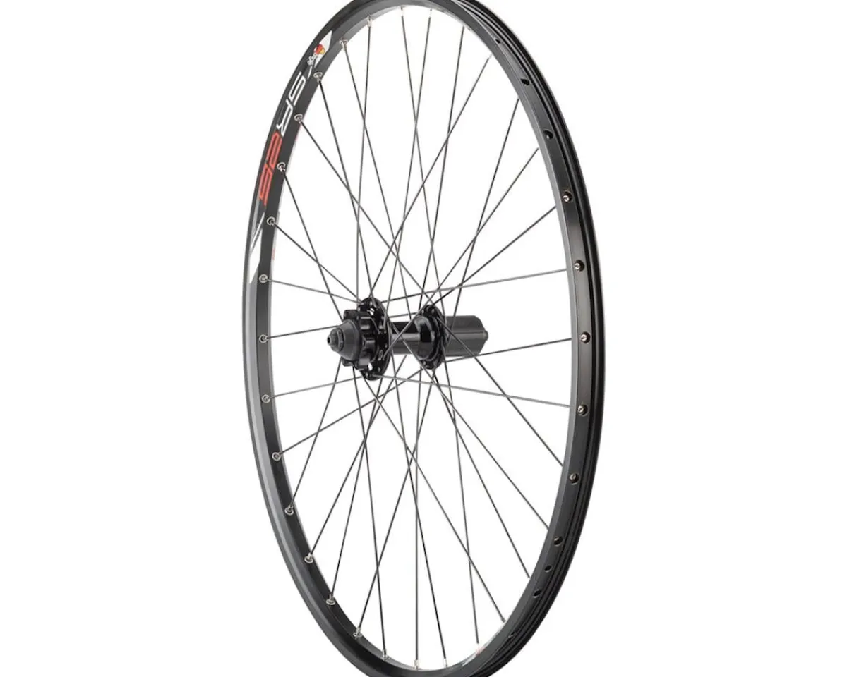 Quality Wheels Wheels & Parts|Value Double Wall Series Disc Rear Wheel (Black) (Shimano HG) (QR x 135mm) (26") (6-Bolt) (Tubeless)