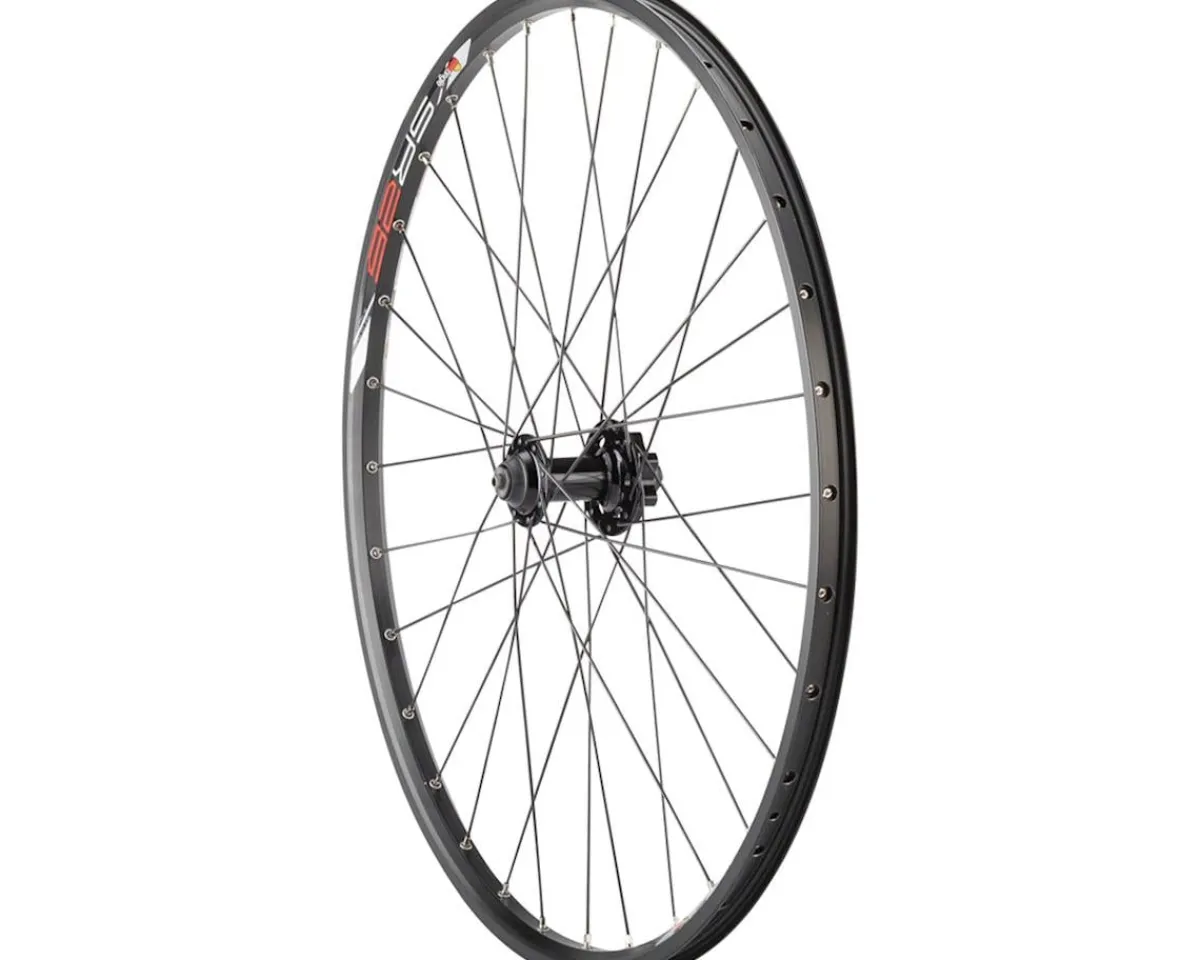 Quality Wheels Wheels & Parts|Value Double Wall Series Disc Front Wheel (Black) (QR x 100mm) (26") (6-Bolt) (Tubeless)
