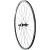 Quality Wheels Wheels & Parts|Value Double Wall Series Disc/Rim Front Wheel (Black) (QR x 100mm) (700c) (Centerlock)