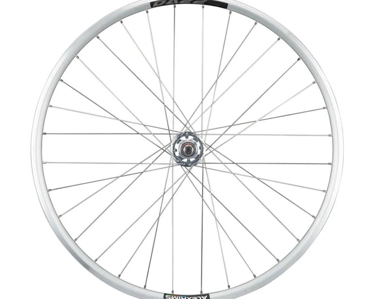 Quality Wheels Wheels & Parts|Value Double Wall Series Track Rear Wheel (Silver) (Freewheel) (10 x 120mm) (700c) (Sealed) (Flip-Flop Hub)