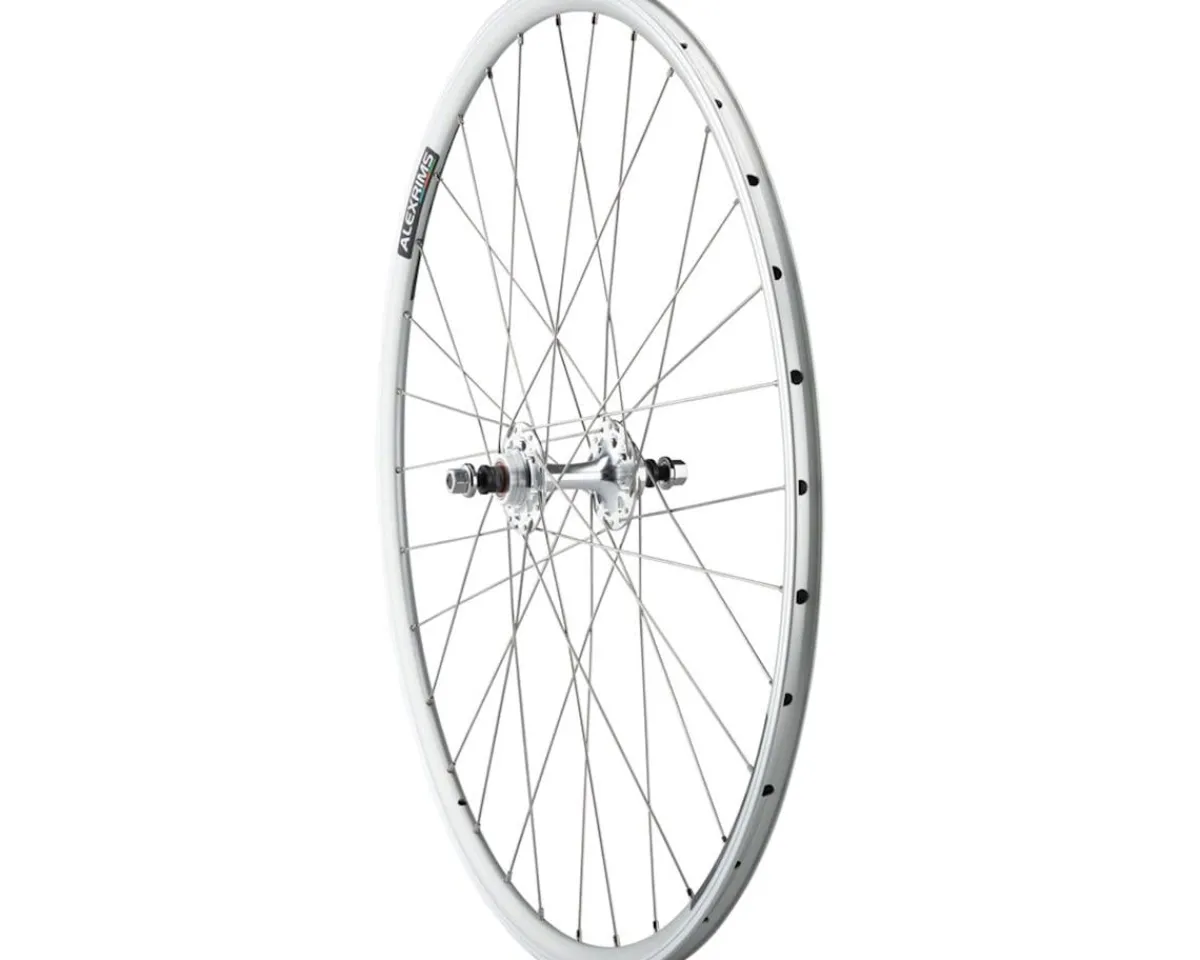 Quality Wheels Wheels & Parts|Value Double Wall Series Track Rear Wheel (Silver) (Freewheel) (10 x 120mm) (700c) (Sealed) (Flip-Flop Hub)