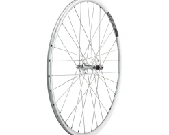 Quality Wheels Wheels & Parts|Value Double Wall Series Track Front Wheel (Silver) (9 x 100mm) (700c) (Cartridge)
