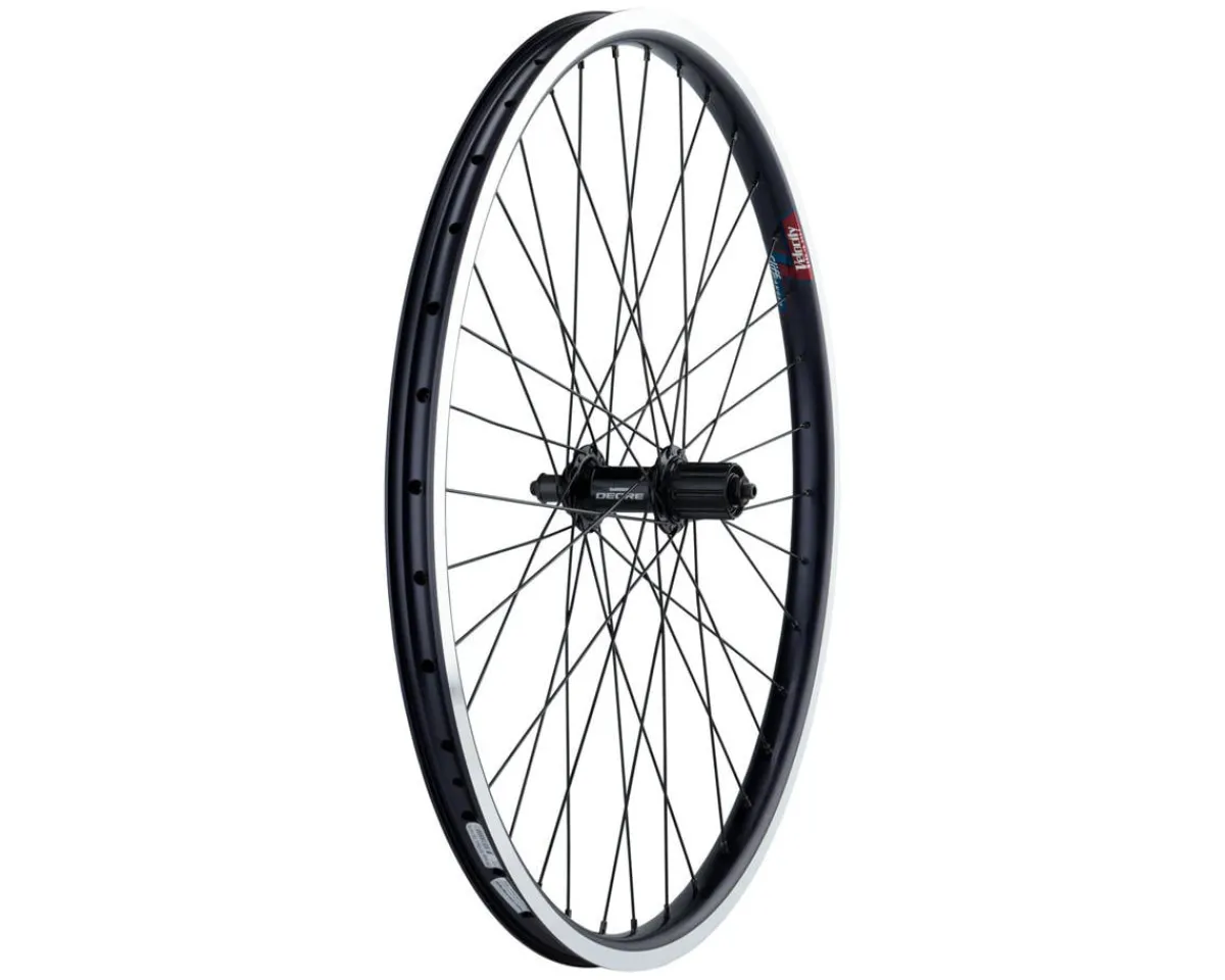 Quality Wheels Wheels & Parts|Value HD Series Rear Wheel (Black) (Shimano HG) (QR x 135mm) (26") (Tubeless)