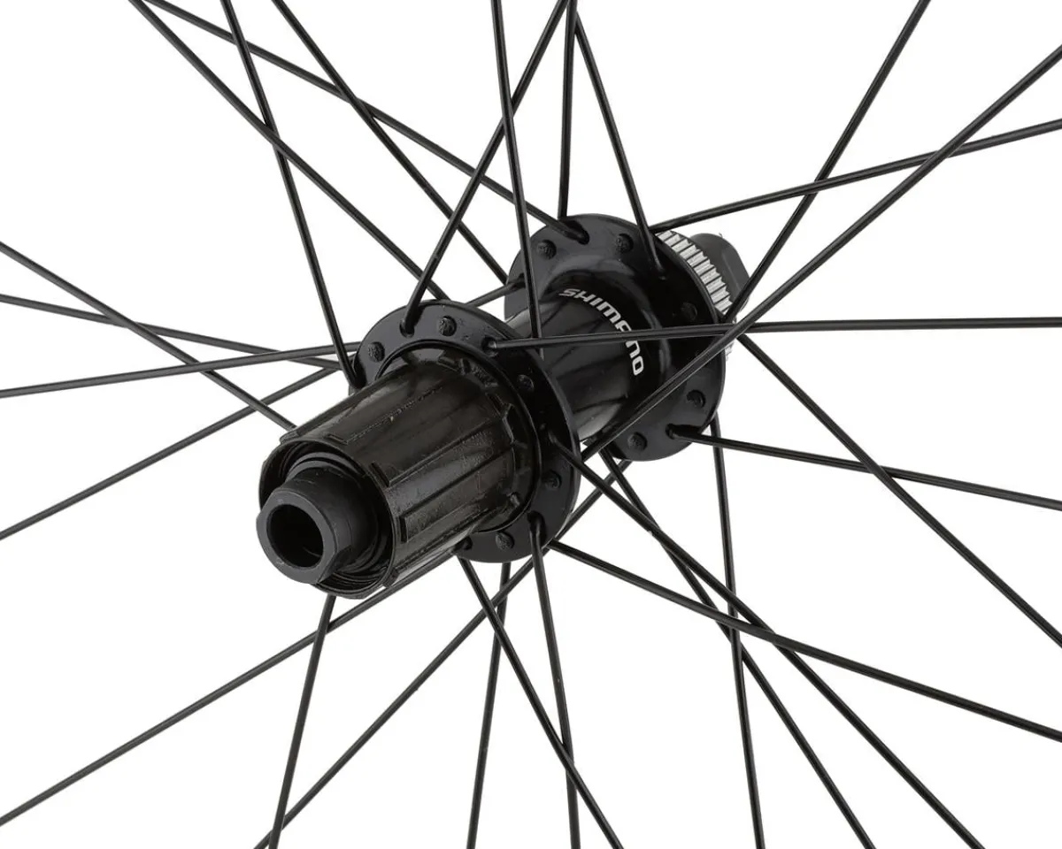 Quality Wheels Wheels & Parts|Value Series Disc Brake Rear Wheel (Black) (Shimano HG 11/12) (12 x 142mm) (700c) (Centerlock) (Tubeless)