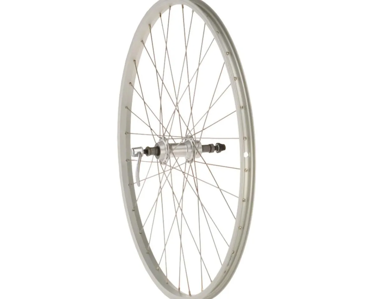 Quality Wheels Wheels & Parts|Value Single Wall Series Rear Wheel (Silver) (Freewheel) (QR x 135mm) (26")