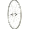 Quality Wheels Wheels & Parts|Value Single Wall Series Front Wheel (Silver) (QR x 100mm) (26")