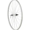 Quality Wheels Wheels & Parts|Value Single Wall Series Rear Wheel (700c) (QR x 135mm) (Rim Brake) (HG 10) (Silver) (Clincher)