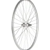 Quality Wheels Wheels & Parts|Value Single Wall Series Rear Wheel (27") (QR x 130mm) (Rim Brake) (Freewheel) (Silver) (Clincher)