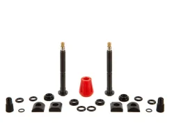 Quarq Tubeless Tire Tools|Bike Computers|Tyrewiz 2.0 Tubeless Valve Stem Pack (Black) (Pair) (Length A)