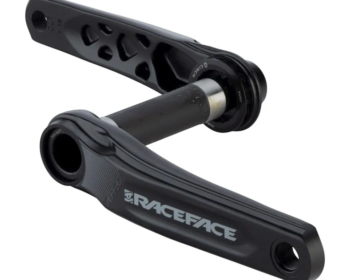 Race Face Cranksets & Parts|Aeffect Crank Arms (Black) (24mm Spindle) (165mm) (Cinch Direct Mount)