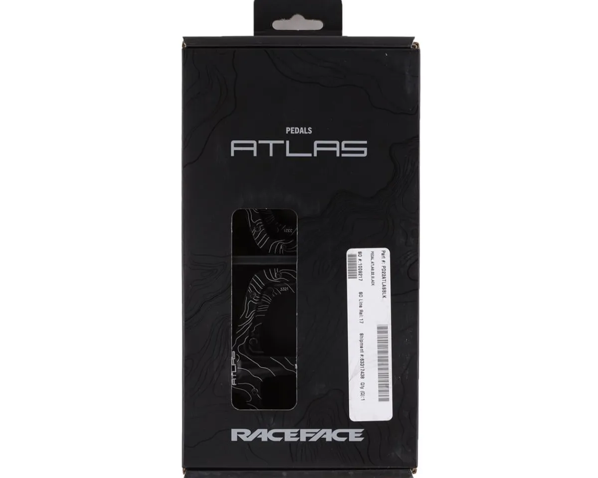 Race Face Pedals & Cleats|Atlas Platform Pedals (Black)