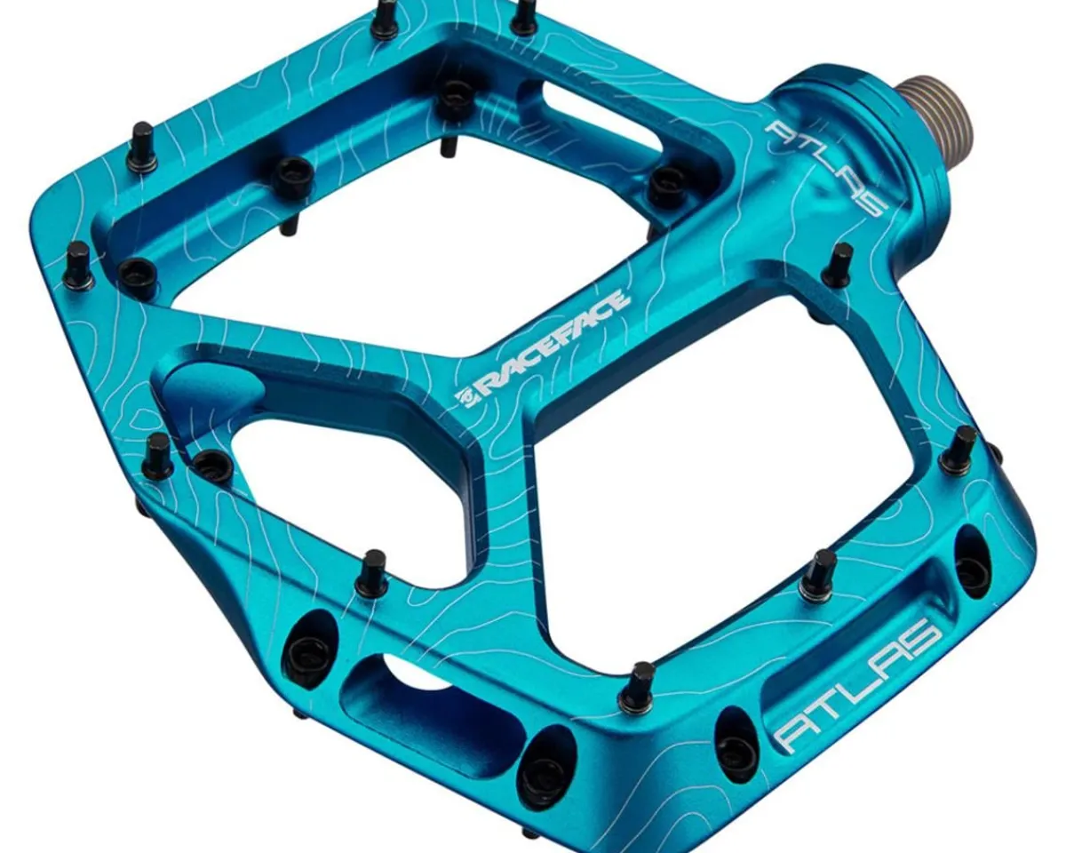 Race Face Pedals & Cleats|Atlas Platform Pedals (Turquoise)