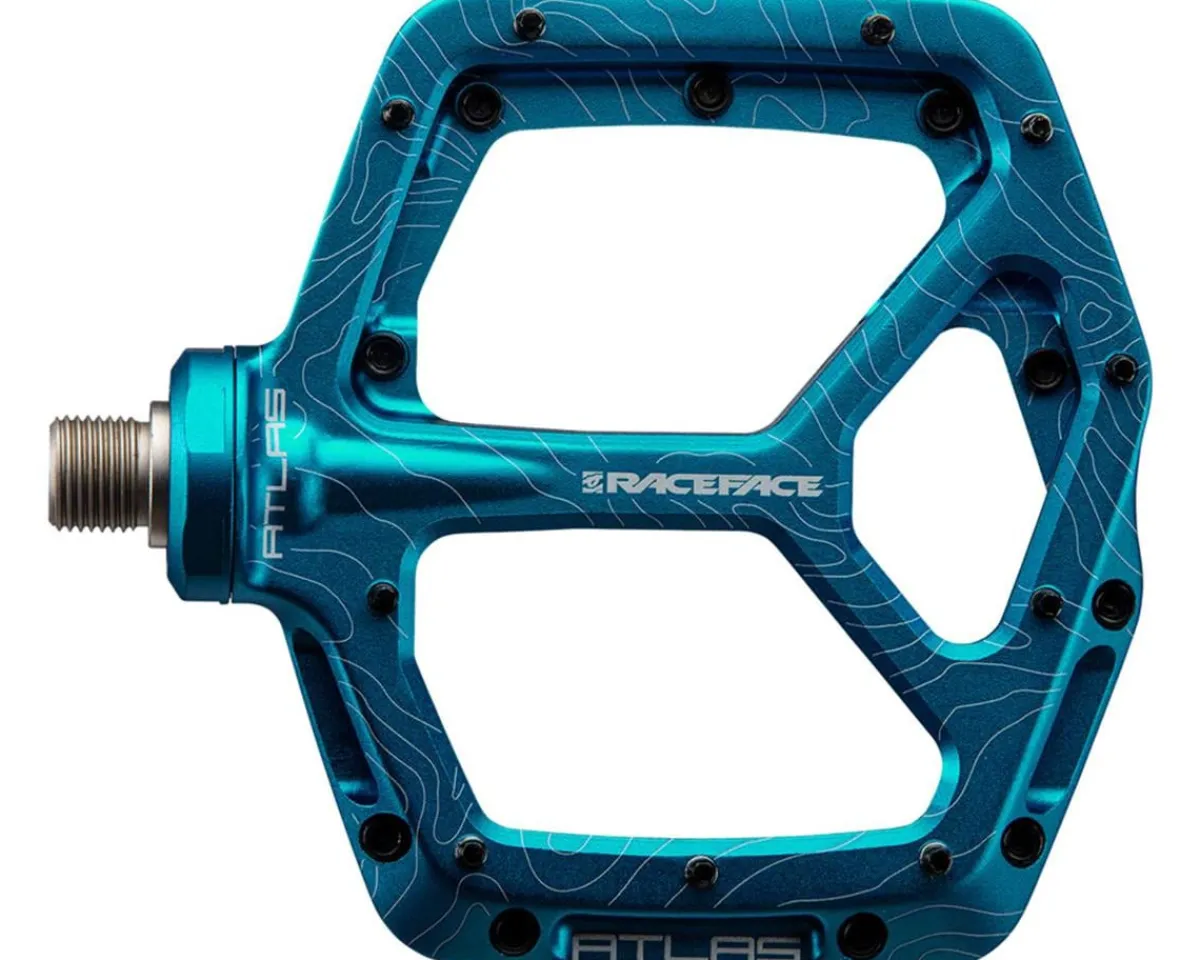 Race Face Pedals & Cleats|Atlas Platform Pedals (Turquoise)