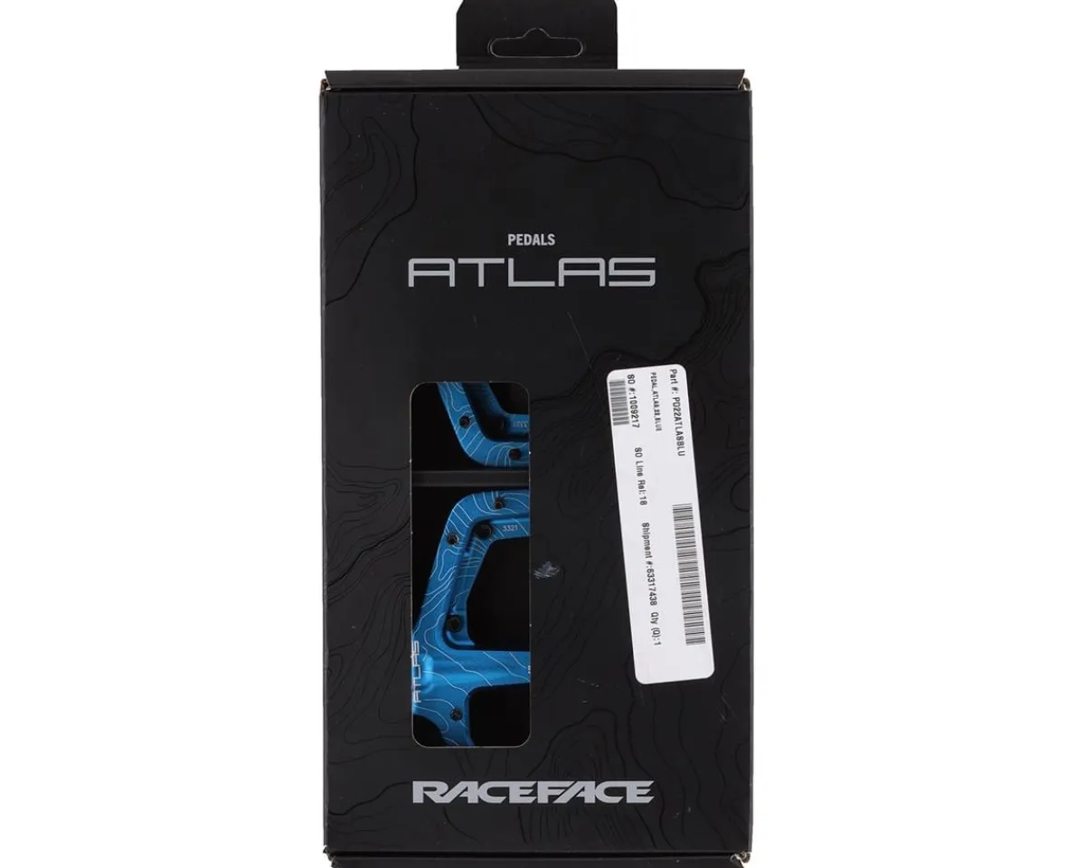 Race Face Pedals & Cleats|Atlas Platform Pedals (Blue)