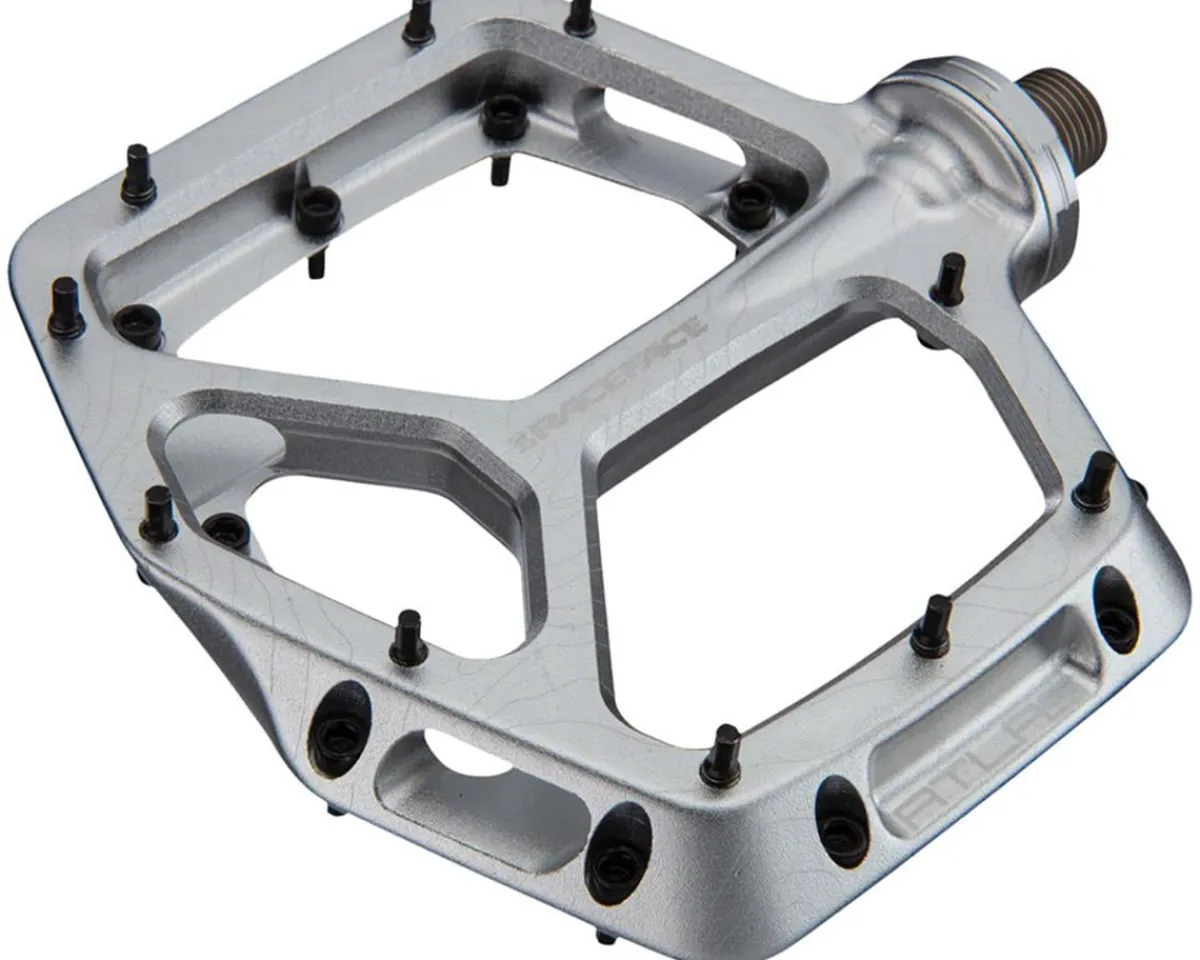 Race Face Pedals & Cleats|Atlas Platform Pedals (Silver)