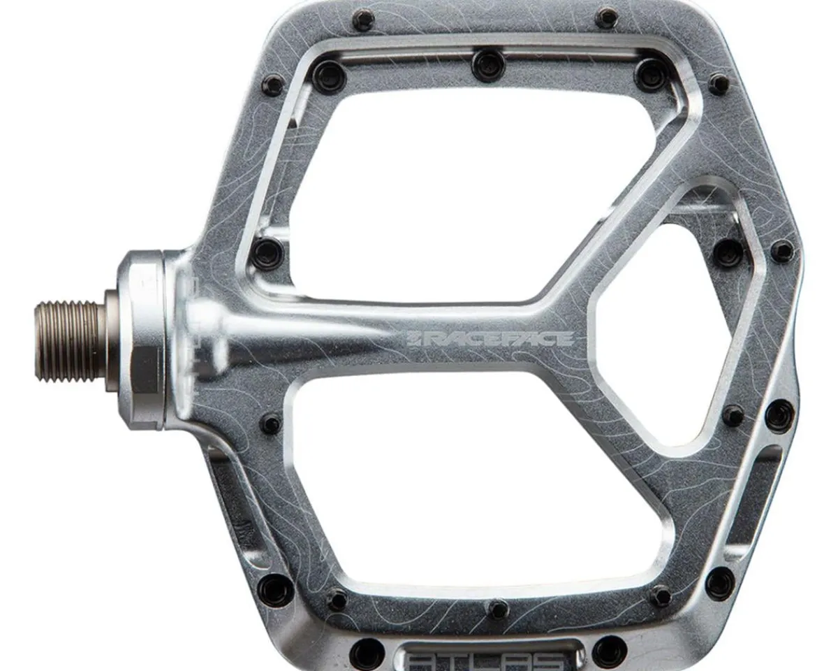 Race Face Pedals & Cleats|Atlas Platform Pedals (Silver)