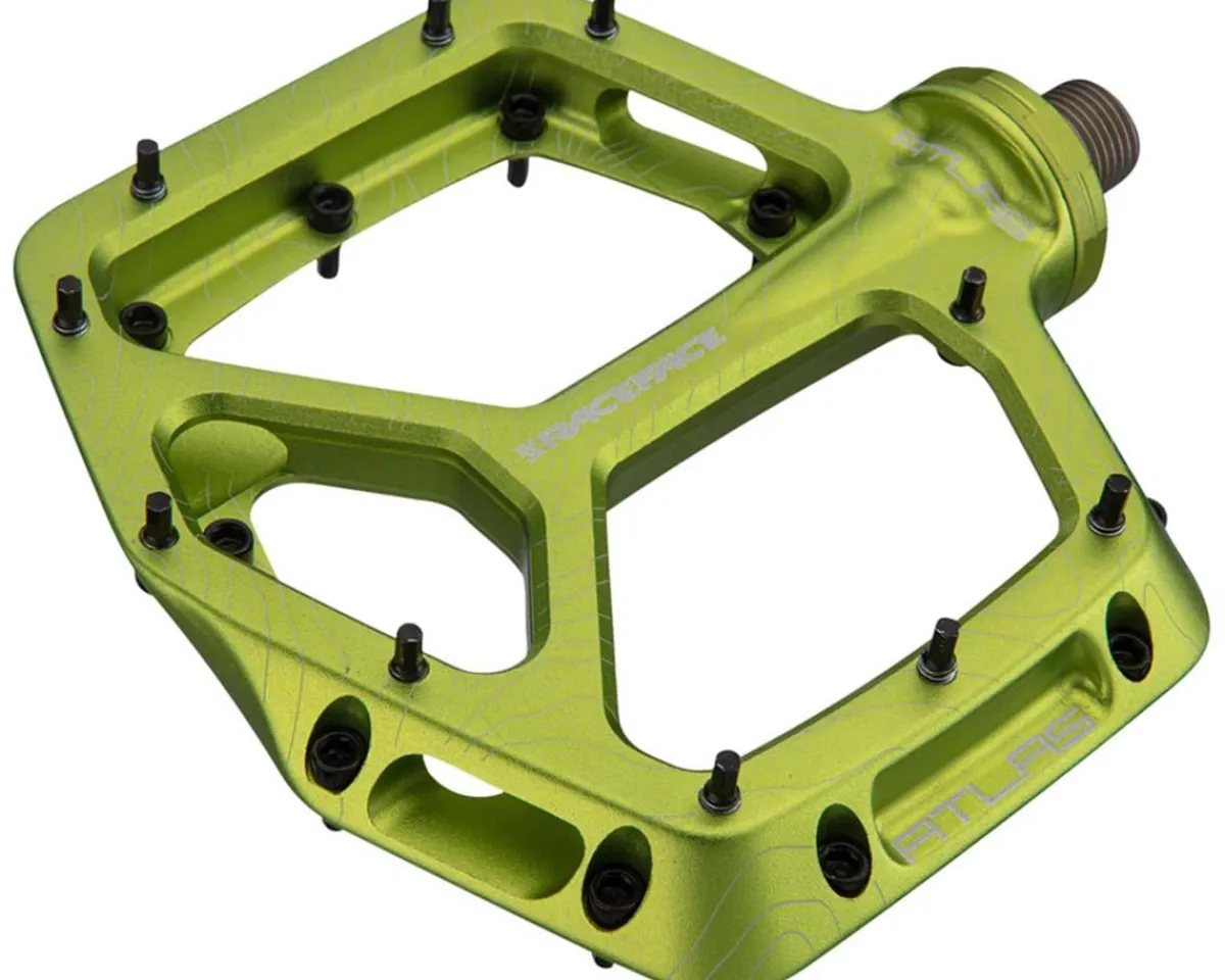 Race Face Pedals & Cleats|Atlas Platform Pedals (Green)