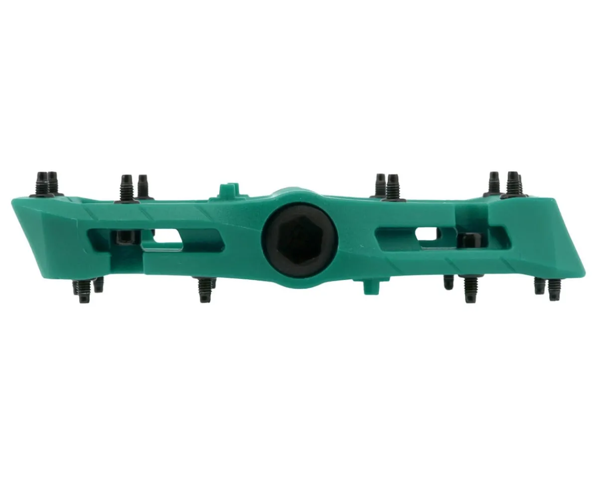 Race Face Pedals & Cleats|Chester Composite Platform Pedals (Green) (S)