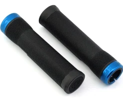 Race Face Grips & Handlebar Tape|Chester Lock-On Grips (Black/Blue) (31mm)