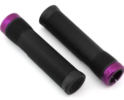 Race Face Grips & Handlebar Tape|Chester Lock-On Grips (Black/Purple) (31mm)
