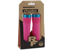 Race Face Grips & Handlebar Tape|Chester Lock-On Grips (Magenta/Turquoise) (31mm)