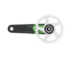 Race Face Cranksets & Parts|Era Cinch Carbon Crankset (Green) (10-12 Speed) (30mm Spindle) (170mm) (Direct Mount) (Boost)