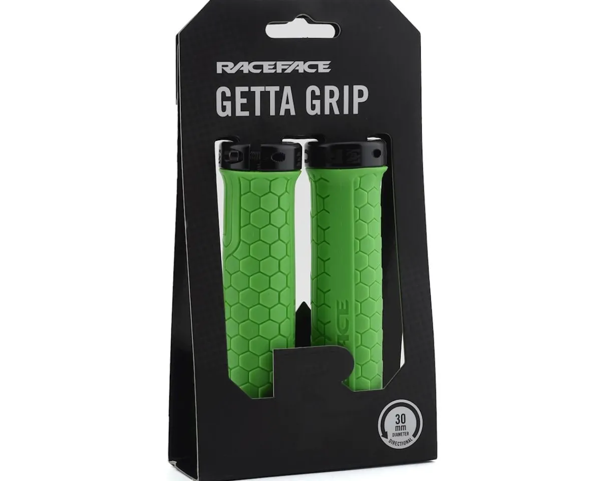 Race Face Grips & Handlebar Tape|Getta Grips (Green/Black) (30mm)