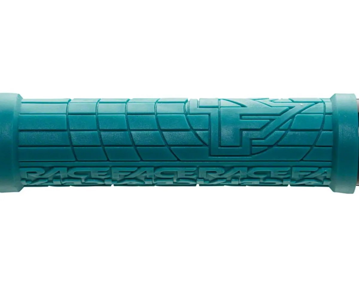 Race Face Grips & Handlebar Tape|Grippler Lock-On Grips (Turquoise) (30mm)
