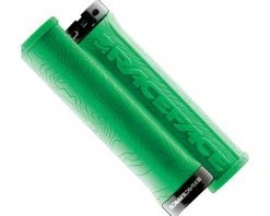 Race Face Grips & Handlebar Tape|Half Nelson Lock-On Grips (Green)