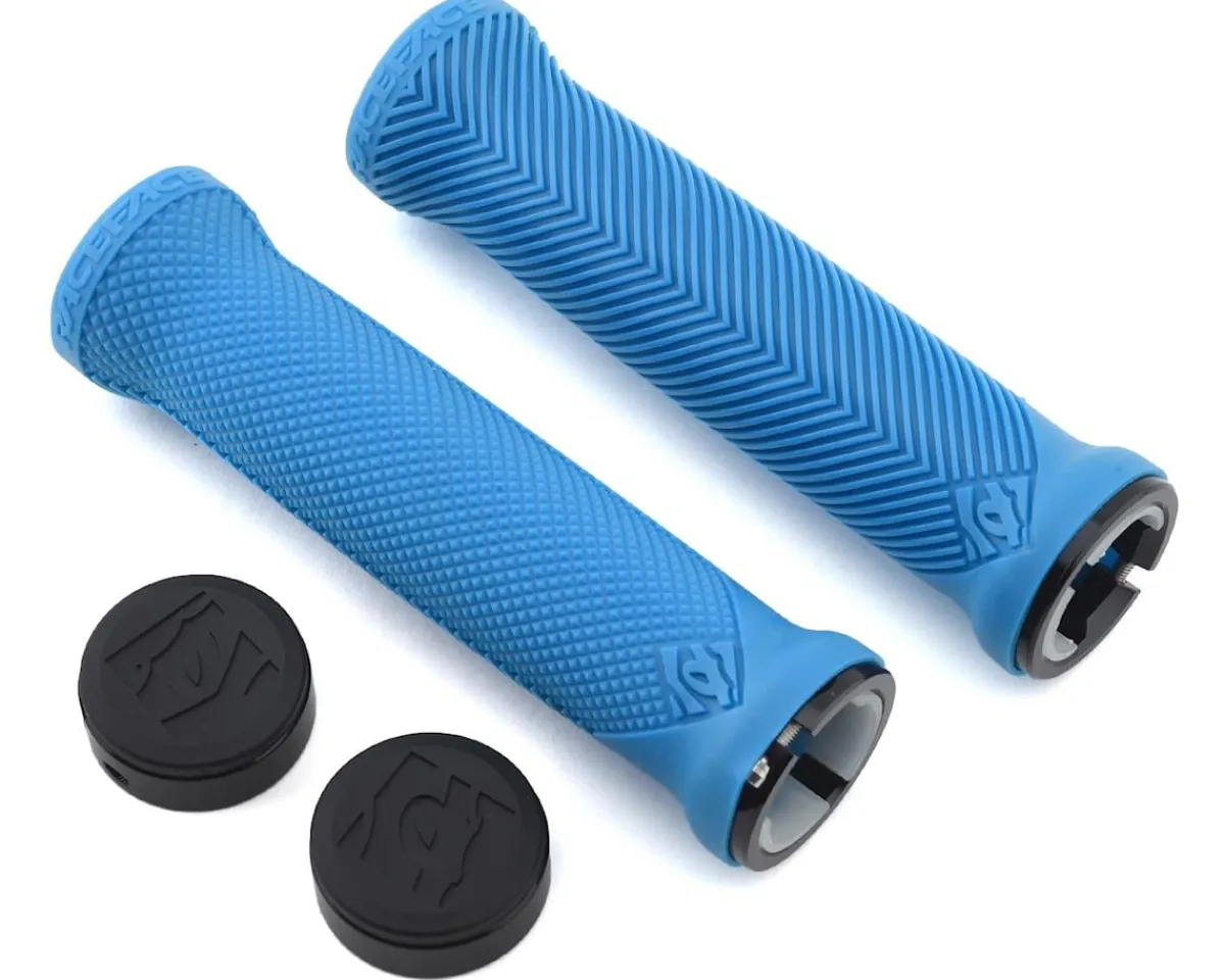 Race Face Grips & Handlebar Tape|Love Handle Grips (Blue)