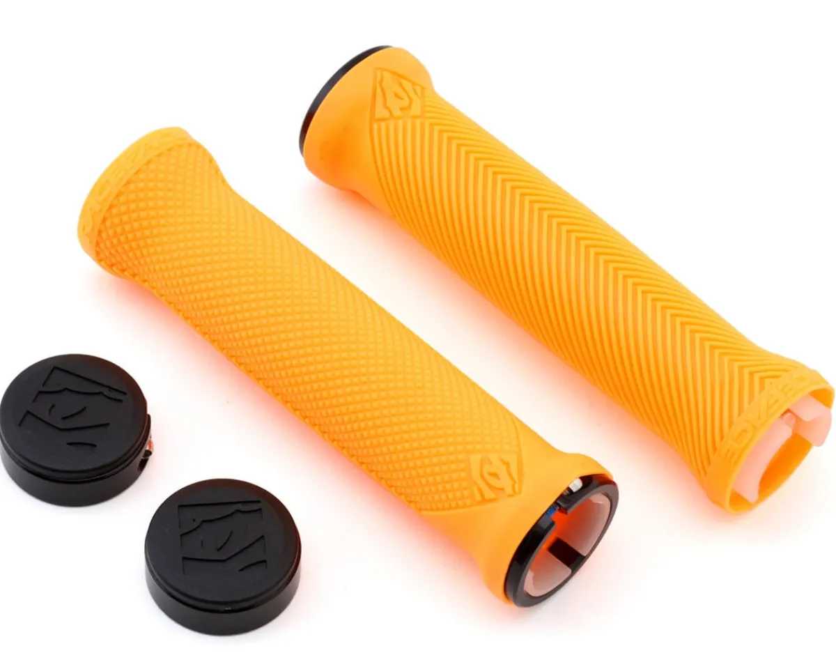 Race Face Grips & Handlebar Tape|Love Handle Grips (Neon Orange)