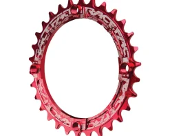 Race Face Chainrings & Accessories|Narrow-Wide Chainring (Red) (1 x 9-12 Speed) (104mm BCD) (Single) (30T)