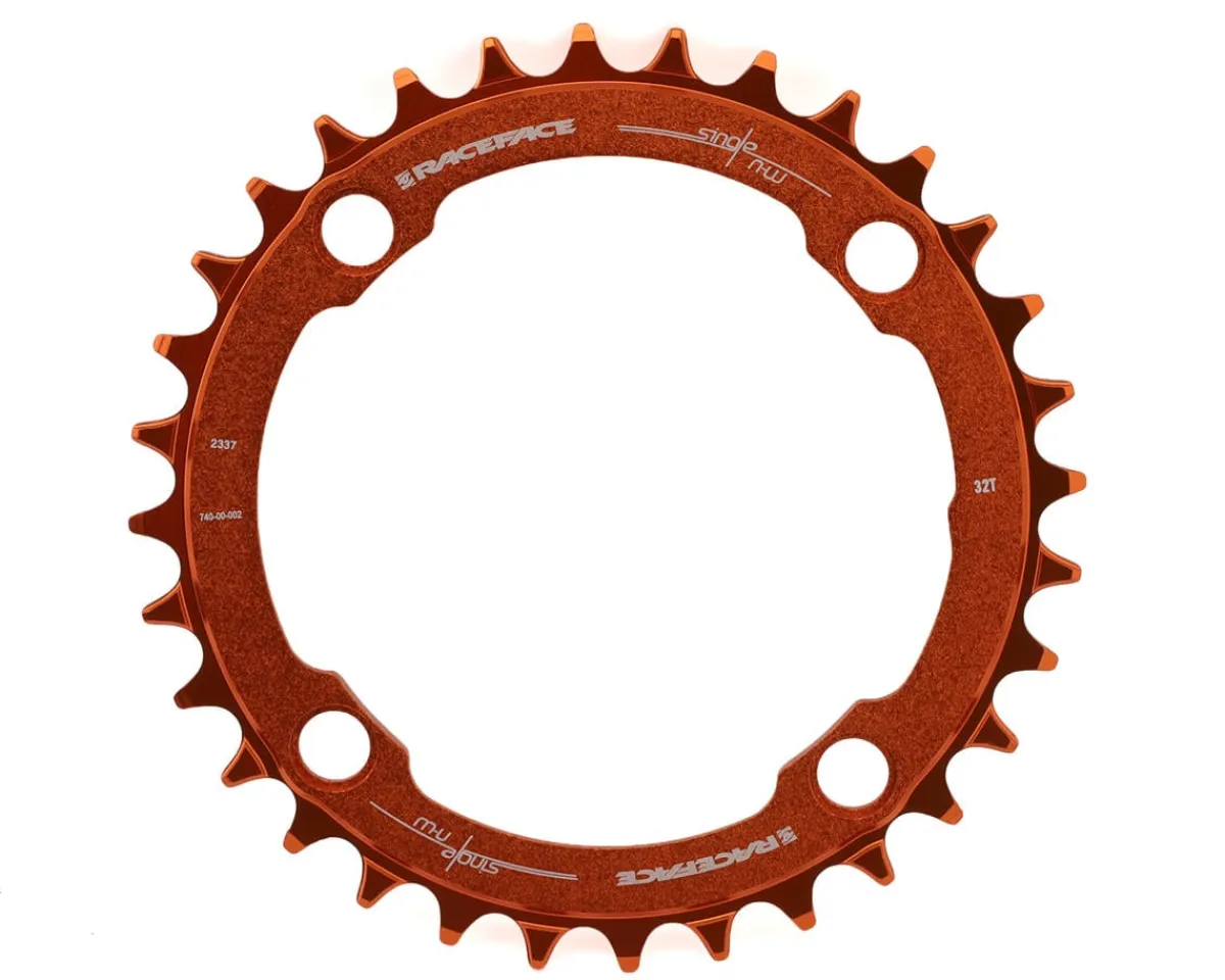 Race Face Chainrings & Accessories|Narrow-Wide Chainring (Orange) (1 x 9-12 Speed) (104mm BCD) (Single) (32T)