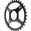 Race Face Chainrings & Accessories|Narrow-Wide CINCH Direct Mount Steel Chainring (Black) (1 x 9-12 Speed) (Single) (28T) (3mm Offset/Boost)