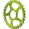Race Face Chainrings & Accessories|Narrow-Wide CINCH Direct Mount Chainring (Green) (1 x 9-12 Speed) (Single) (28T) (3mm Offset/Boost)