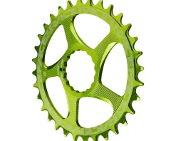 Race Face Chainrings & Accessories|Narrow-Wide CINCH Direct Mount Chainring (Green) (1 x 9-12 Speed) (Single) (28T) (3mm Offset/Boost)