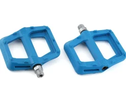 Race Face Pedals & Cleats|Ride Composite Platform Pedals (Blue)