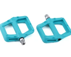 Race Face Pedals & Cleats|Ride Composite Platform Pedals (Turquoise)