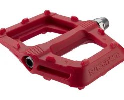 Race Face Pedals & Cleats|Ride Composite Platform Pedals (Red)