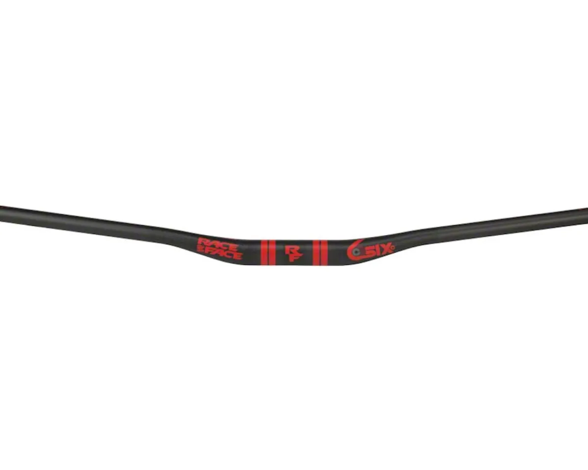 Race Face Handlebars|SIXC Carbon Riser Handlebar (Red) (35.0mm) (20mm Rise) (820mm) (5/8° Sweep)