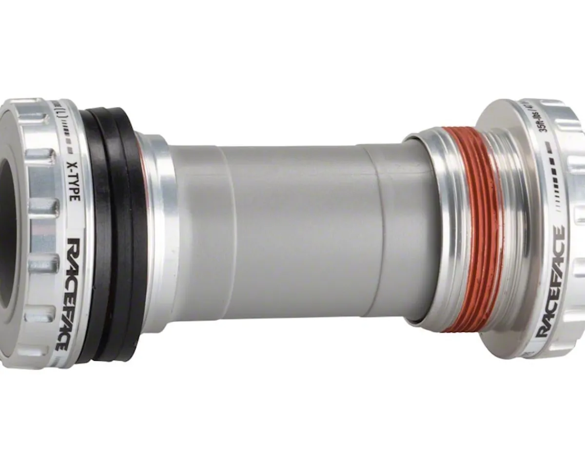 Race Face Bottom Brackets & Parts|Team XC X-Type External Bottom Bracket (Silver) (BSA) (68/73mm) (24mm Spindle)