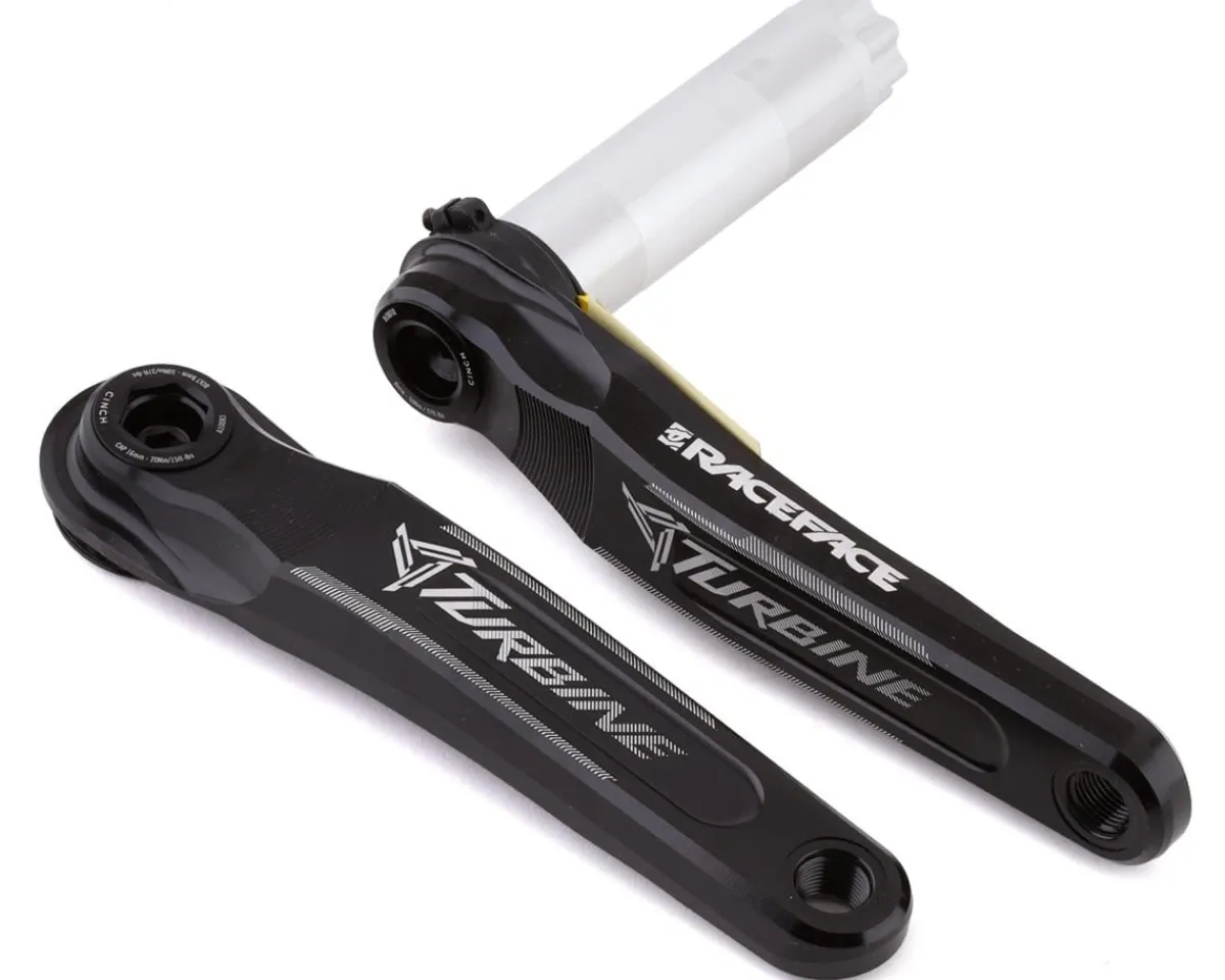 Race Face Cranksets & Parts|Turbine Crankset (Black) (30mm/136mm Spindle) (175mm) (Cinch Direct Mount)