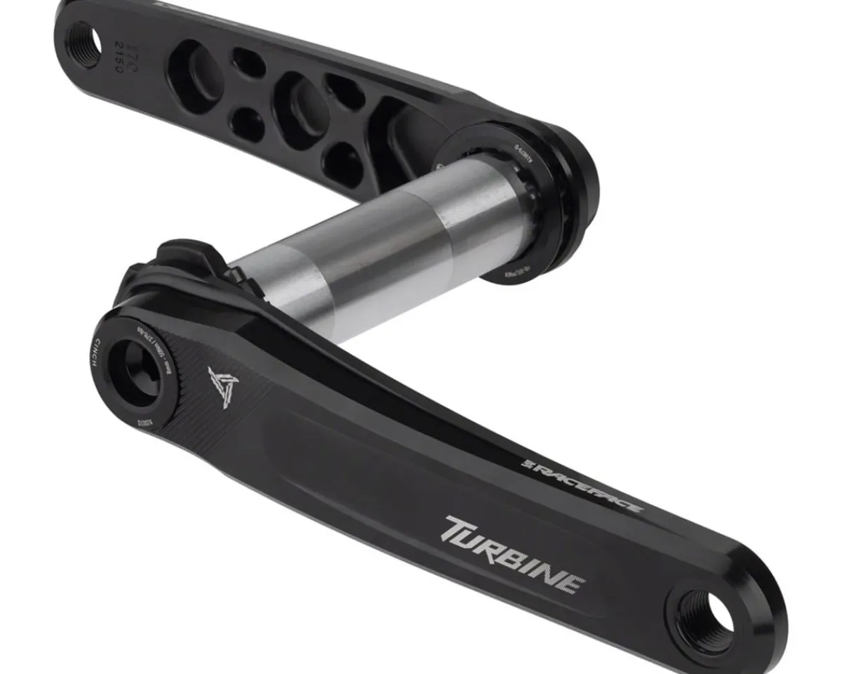 Race Face Cranksets & Parts|Turbine Crankset (Black) (Direct Mount) (143mm Spindle w/CINCH Interface) (165mm) (7050 Aluminum)