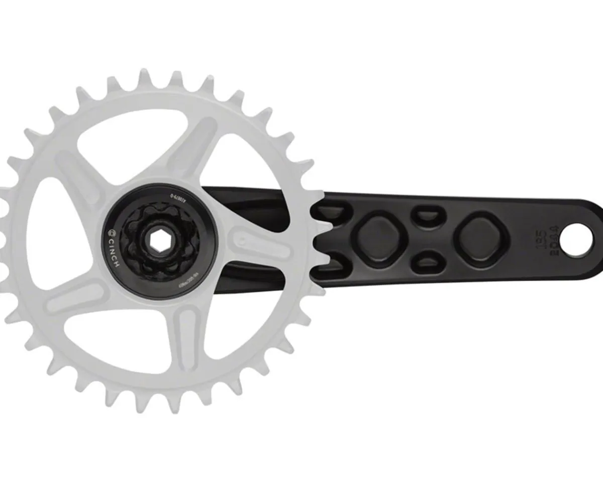 Race Face Cranksets & Parts|Turbine Crankset (Black) (Direct Mount) (143mm Spindle w/CINCH Interface) (165mm) (7050 Aluminum)