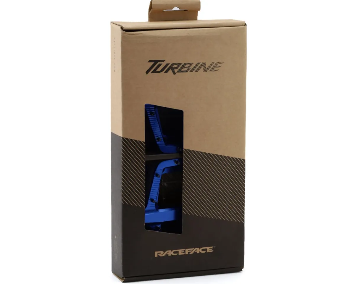 Race Face Pedals & Cleats|Turbine Platform Pedals (Blue)