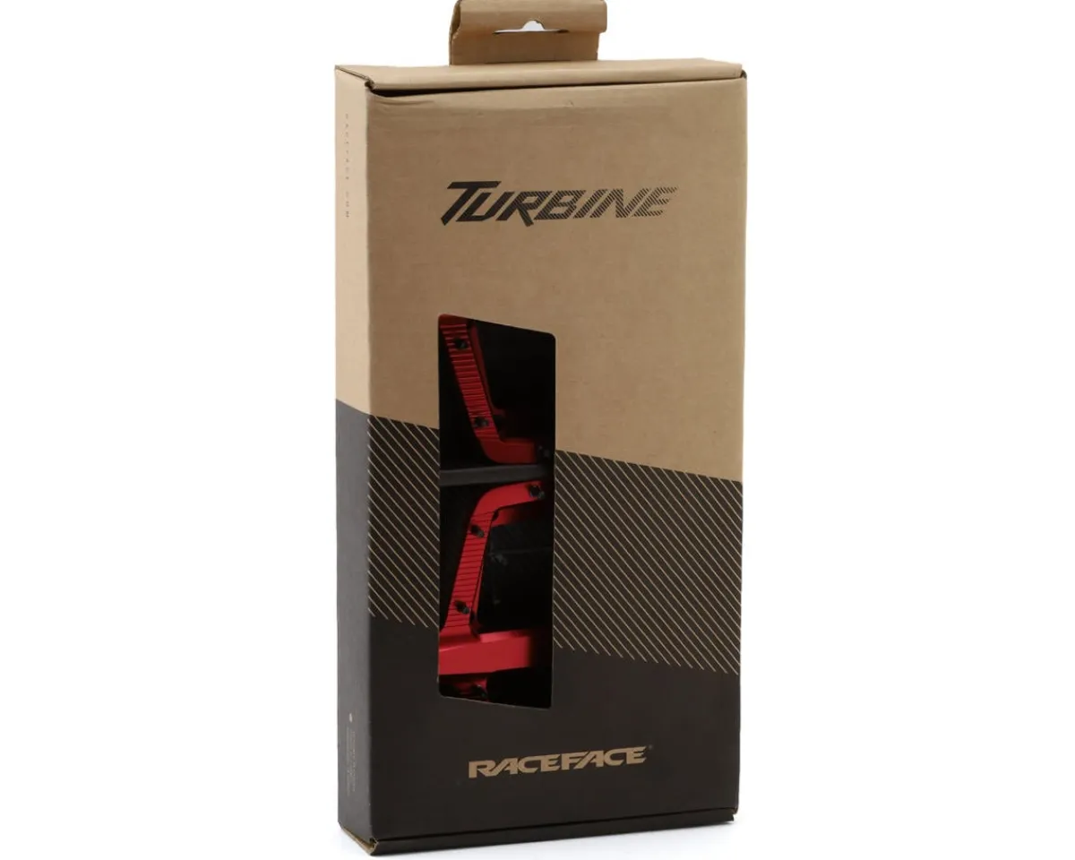 Race Face Pedals & Cleats|Turbine Platform Pedals (Red)