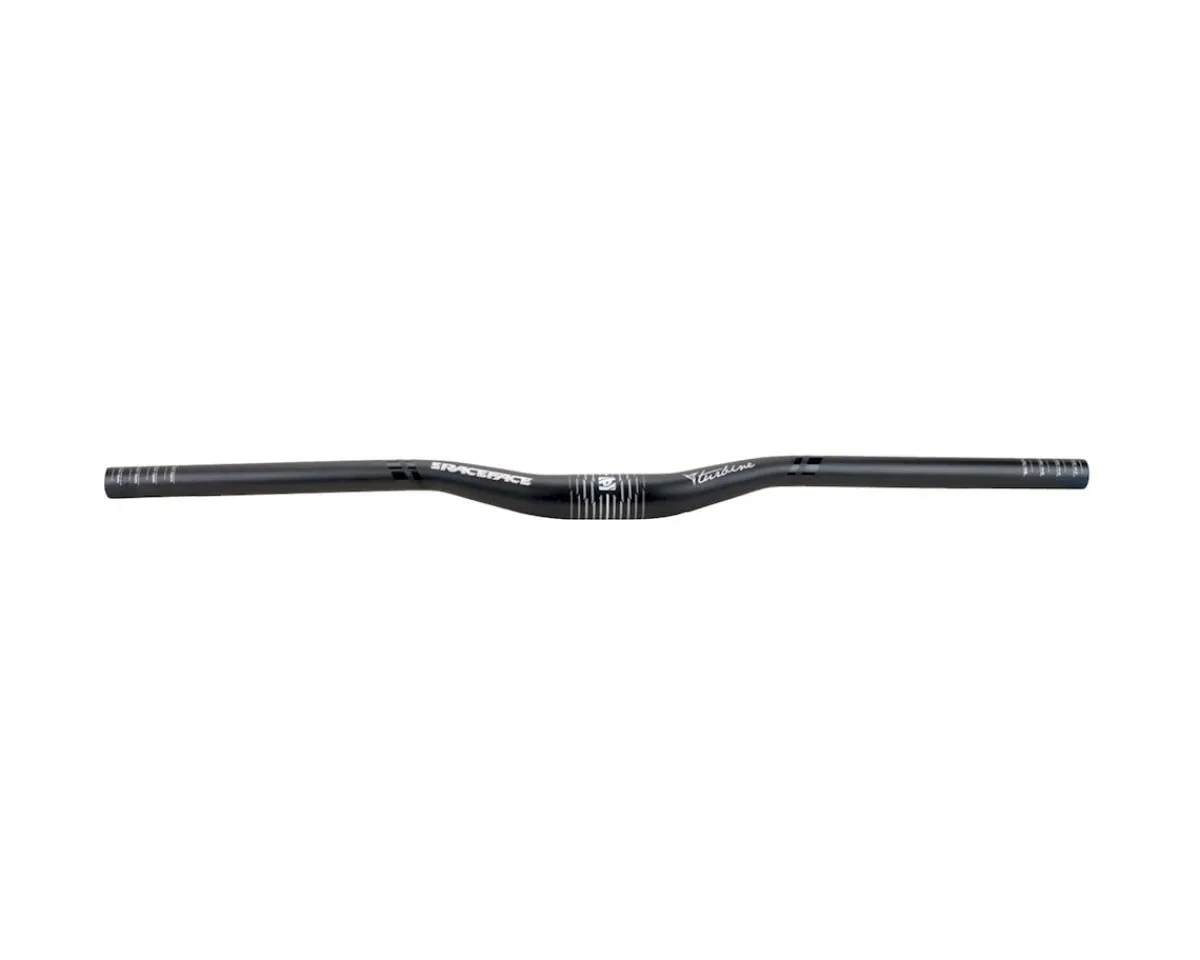 Race Face Handlebars|Turbine Riser Bar (Black) (31.8mm) (20mm Rise) (725mm) (6/9° Sweep)